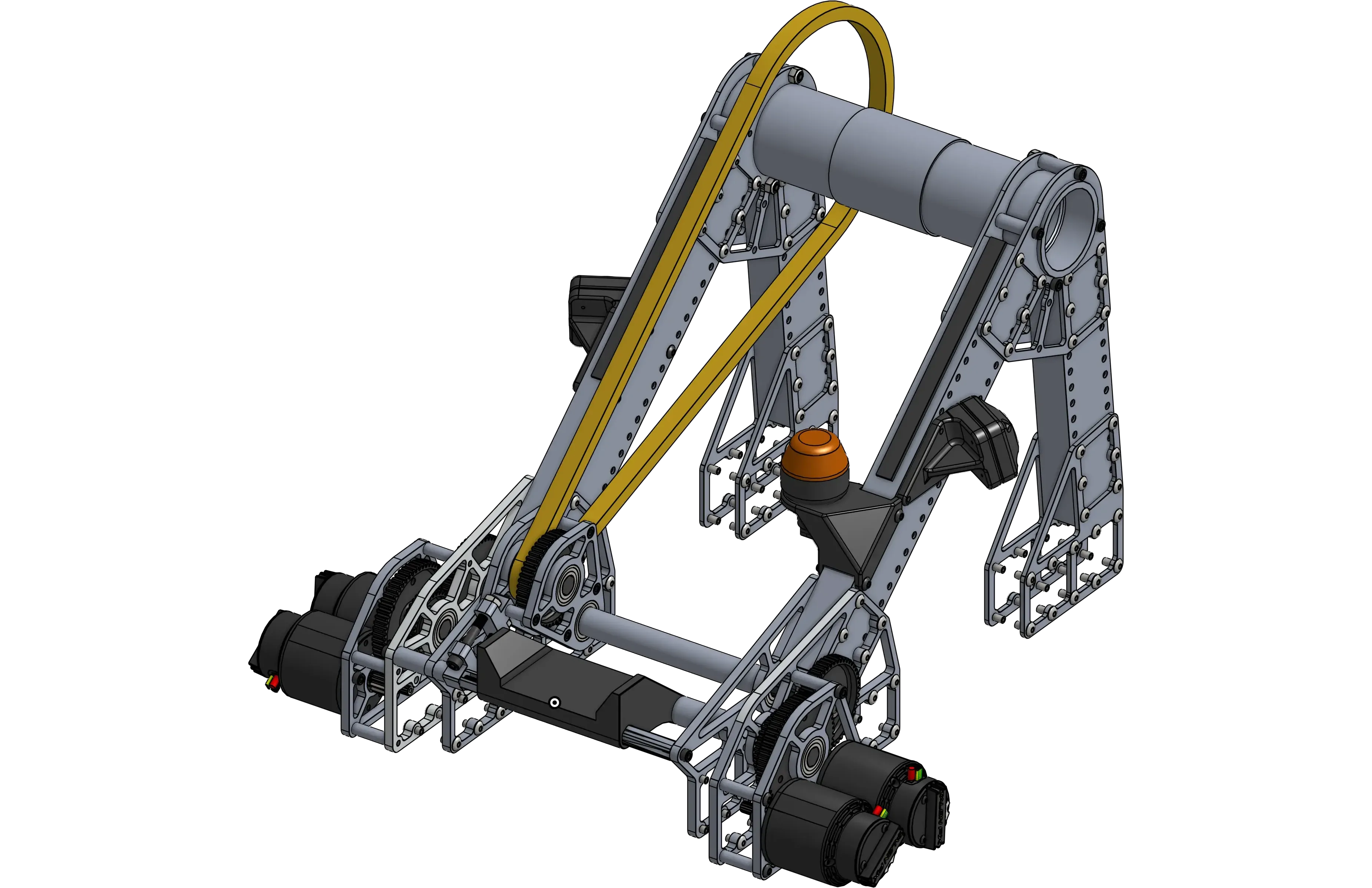 2910 dead axle pivot CAD render